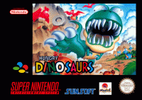 Hungry Dinosaurs PAL Super Nintendo PAL box art